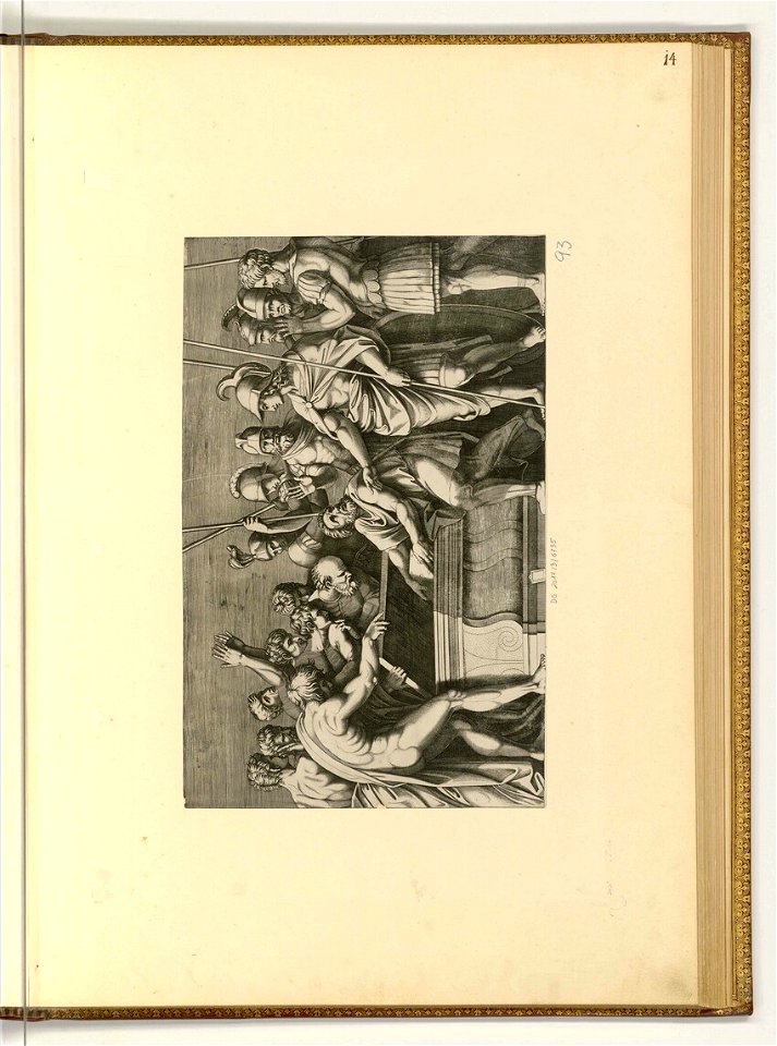 Raimondi - Alexander verwahrt die Werke von Homer, ItI1714