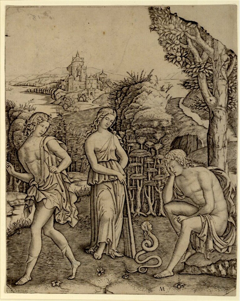 Raimondi - Eine Schlange spricht zu einem jungen Mann, DG1971402
