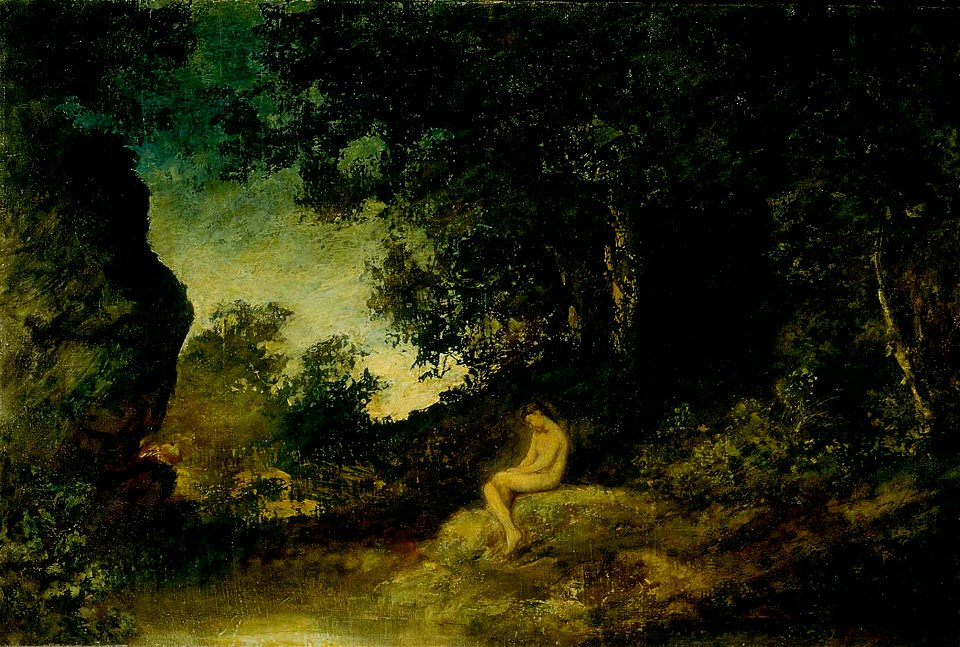 Ralph Albert Blakelock - At Nature's Mirror - 1909.7.5 - Smithsonian American Art Museum