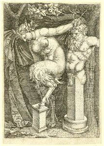Raimondi - Satyr mit einer Staue des Priapos, DG201736739