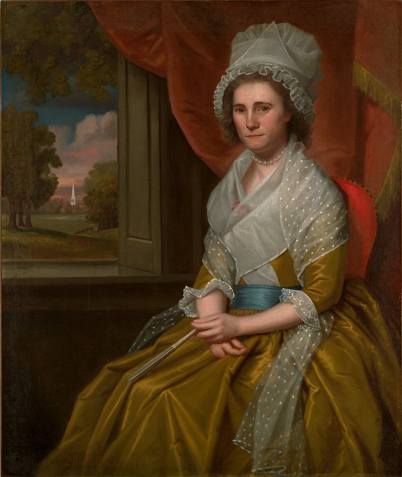 Ralph Earl - Mrs. John Davenport (Mary Sylvester Welles) (1754-1847) - 1940.617 - Yale University Art Gallery