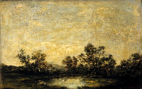 Ralph Albert Blakelock - Landscape - 1980-18 - Albright–Knox Art Gallery