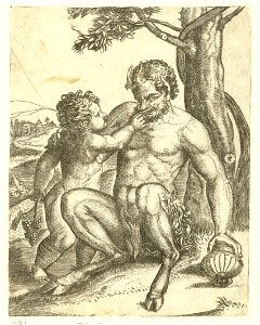 Raimondi - Satyr und Kind, DG201736985