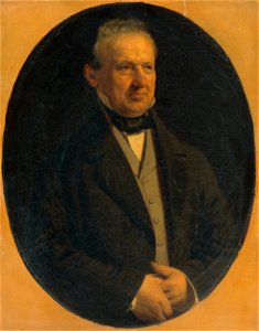 Rakúsky maliar z 2. polovice 19. storočia - Portrait of a Man - O 2249 - Slovak National Gallery. Free illustration for personal and commercial use.