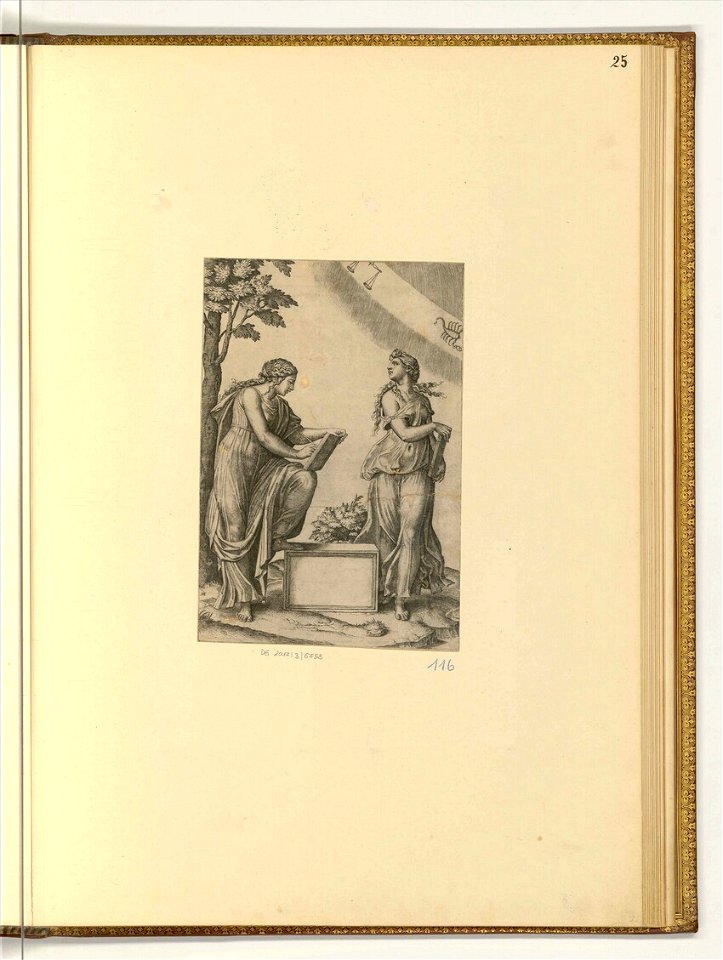 Raimondi - Sibyllen Cumana und Tiburtina mit Sternzeichen Waage und Skorpion, ItI1725