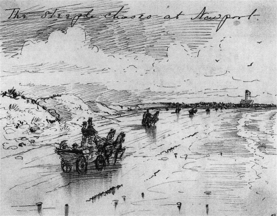 Ralph Curtis - The Steeple Chase at Newport
