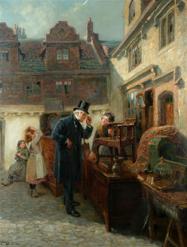 Ralph Hedley Real Antique 1902