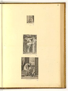 Raimondi - Eine junge Frau mit Amphora; Ein Satyr; Venus steigt aus dem Bad, ItI1717