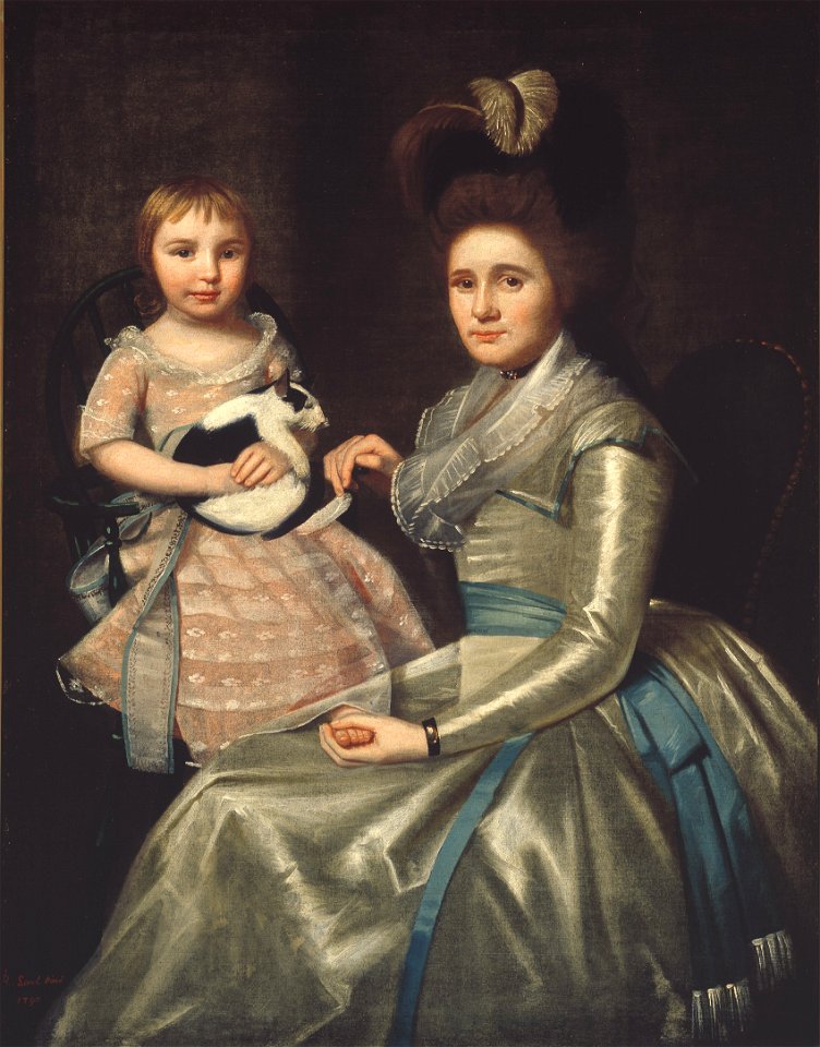 Ralph Earl - Portrait of Mrs. William Taylor - 1935-14.2 - Albright–Knox Art Gallery