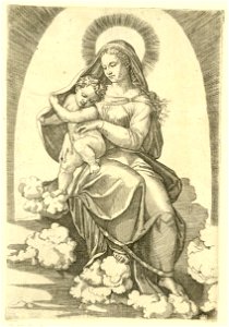 Raimondi - Madonna auf Wolken, DG201736912