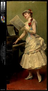 Raimundo de Madrazo y Garreta - The Singer - 1955.797 - Clark Art Institute