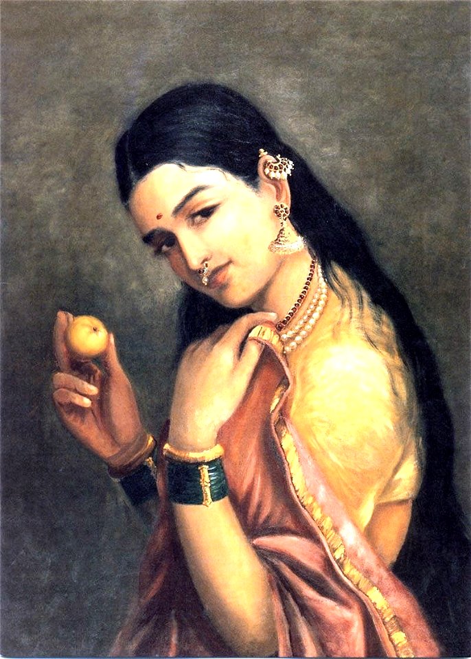Raja Ravi Varma, Lady Holding a Fruit