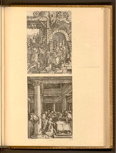 Raimondi - Das Marienleben Die Anbetung der König; Die Darstellung im Tempel, DI1259