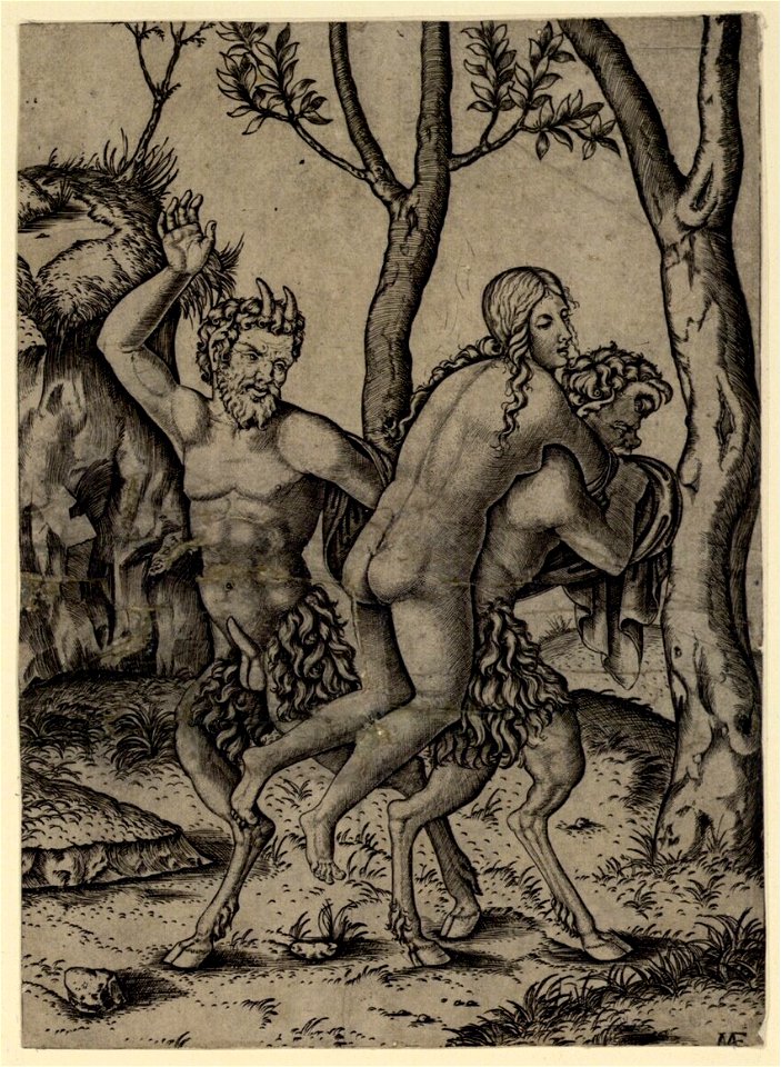 Raimondi - Zwei Satyrn, von denen einer eine Nymphe trägt, DG1971324