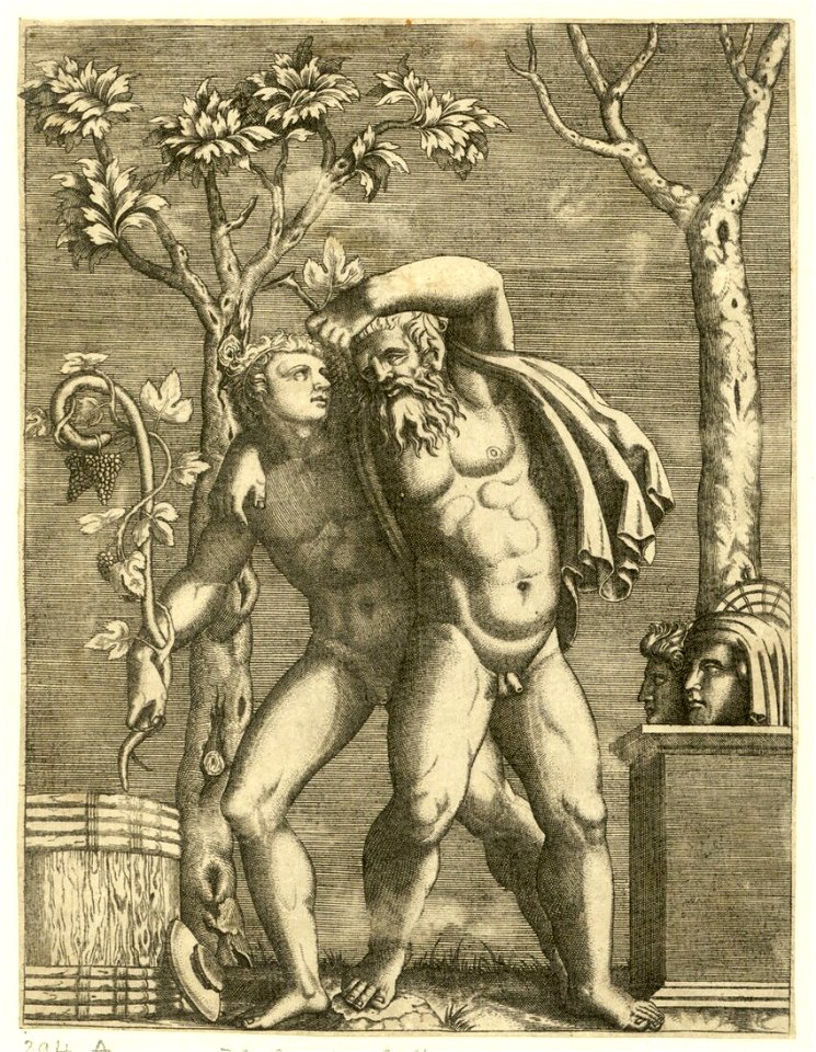 Raimondi - Junger und alter Bacchant, DG201736987