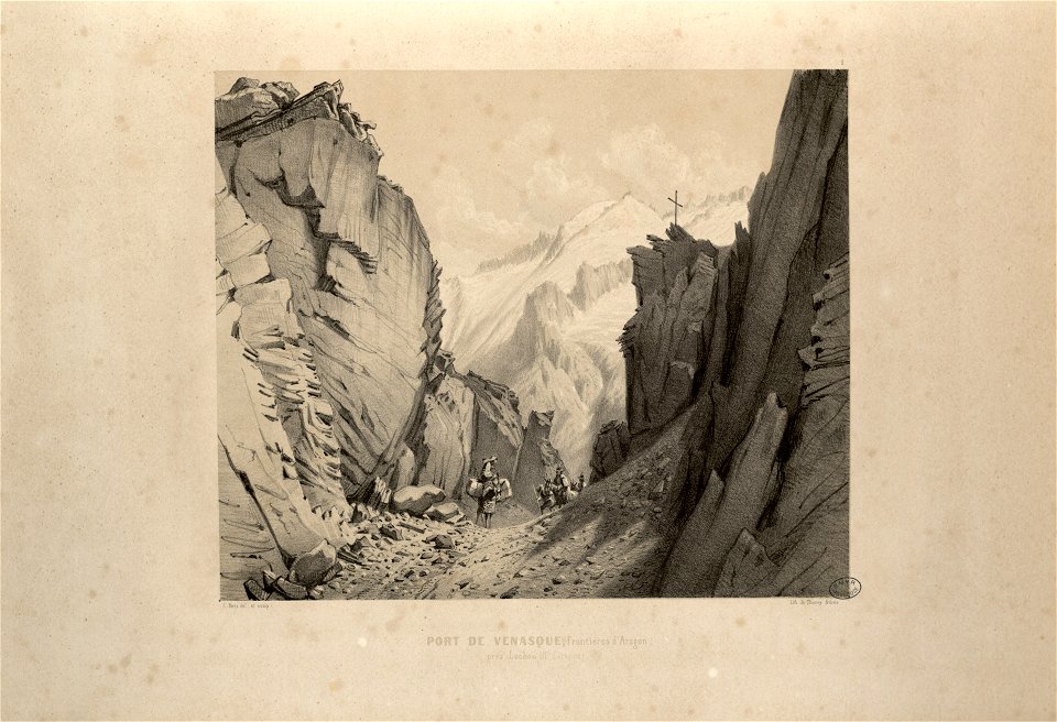 Port de Venasque, Frontières d'Aragon près Luchon (Haute Garonne) - Fonds Ancely - B315556101 A PARIS 1 022