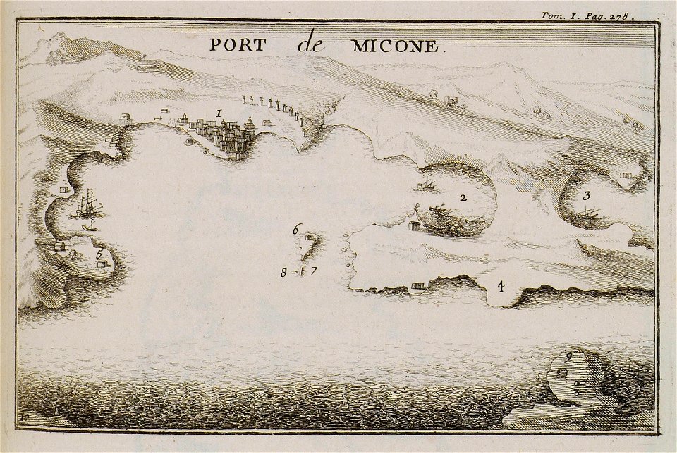Port de Micone - Tournefort Joseph Pitton De - 1717