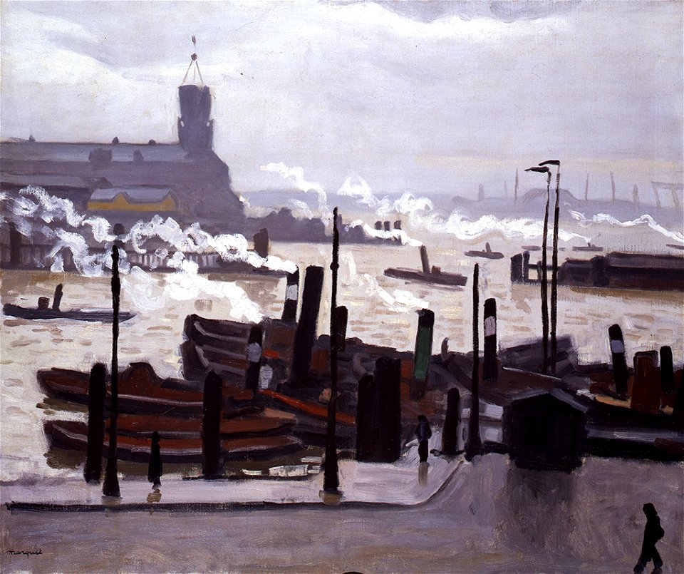 Port of Hambourg Albert Marquet (1910)