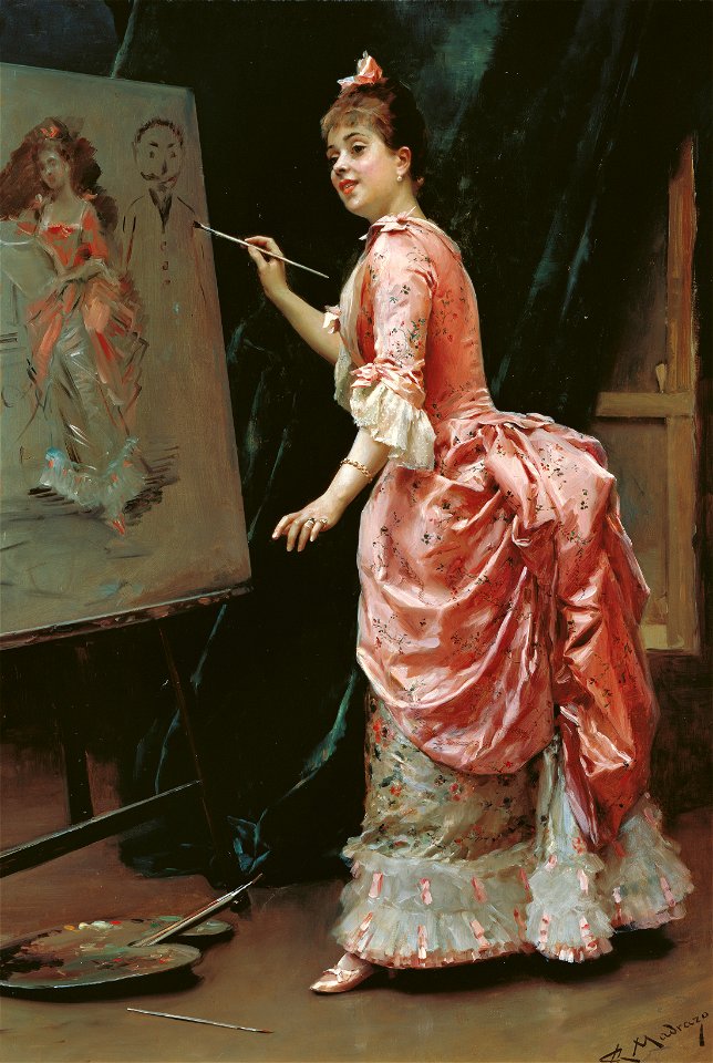 Raimundo Madrazo - Travesuras de la modelo