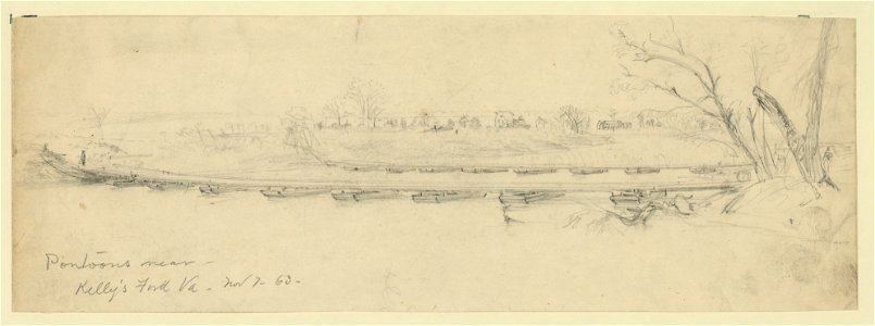 Pontoons near Kelly's Ford Va. Nov 7- 63 LCCN2004660071