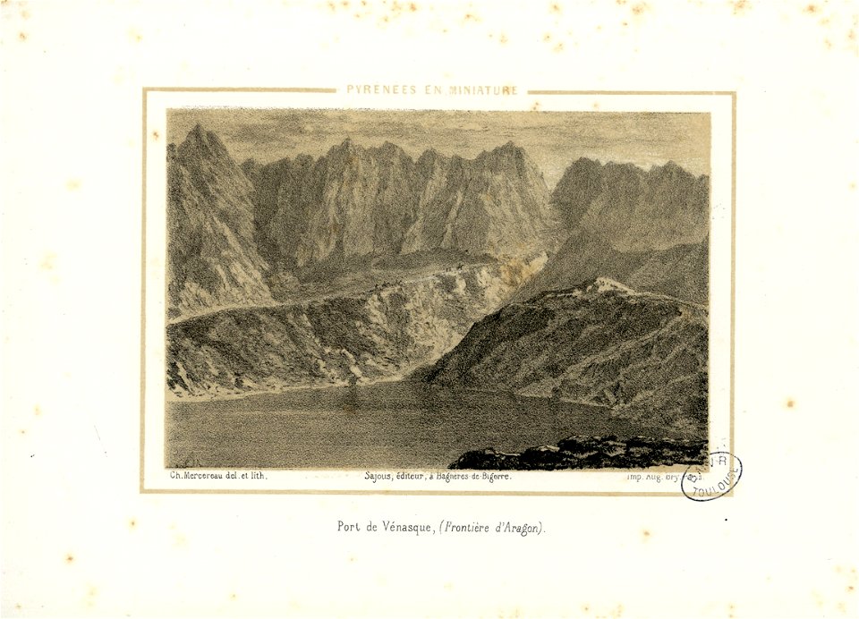 Port de Vénasque, (Frontière d'Aragon) - Fonds Ancely - B315556101 A MERCEREAU 2 017