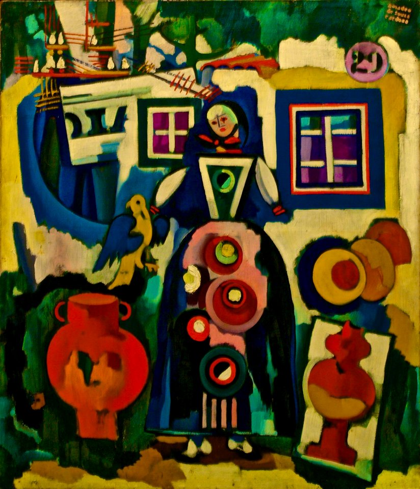 Popular song and bird from Brazil (1916) - Amadeo Souza-Cardoso (1887- 1918) (23877042673)