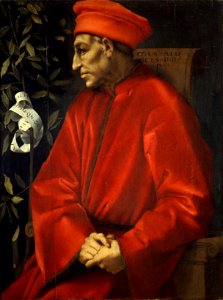 Pontormo - Ritratto di Cosimo il Vecchio - Google Art Project. Free illustration for personal and commercial use.