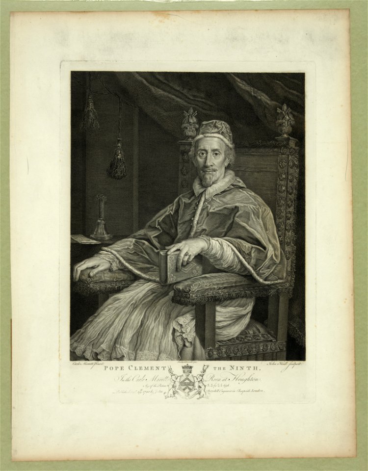 Pope Clement the ninth LCCN2004666420