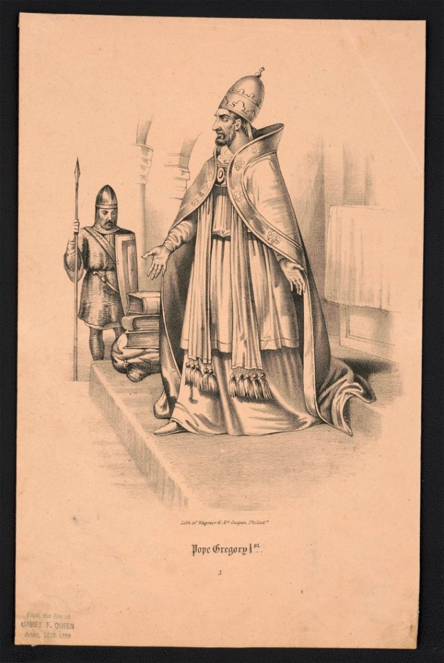 Pope Gregory 1st - lith of Wagner & McGuigan Philada. LCCN2014648372