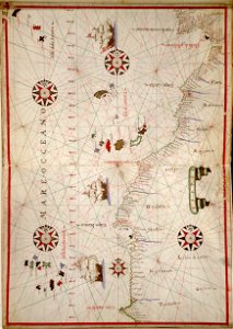 Portolan atlas of the Mediterranean Sea, western Europe, and the northwest coast of Africa LOC 2005634035-4