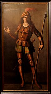 Portrait d'Alvar Belásquez de Lara (avec cadre), Francisco de Zurbarán, Musée Goya