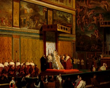 Pope Pius VII in the Sistine Chapel A29940