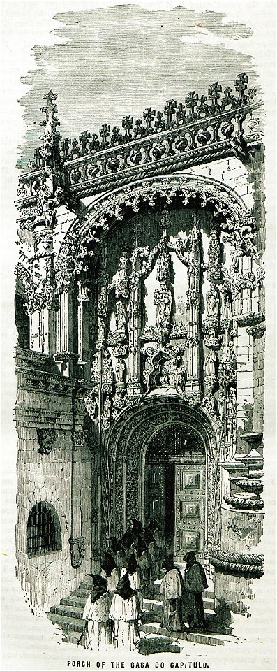 Porch of the Casa do Capitulo - Ainsworth William Francis - 1870