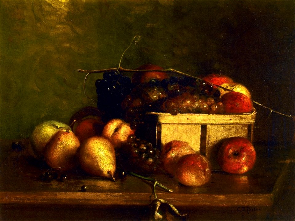 Charles Ethan Porter - Still LIfe with Fruit and Basket