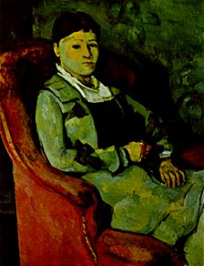 Portrait de Madame Cézanne avec un éventail, par Paul Cézanne
