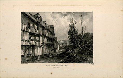 Pont de la fontaine à Pau (Basses Pyrénées) - Fonds Ancely - B315556101 A JACOTTET 1 016