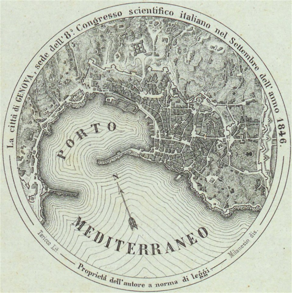 Porto di Genova, 1846 - Accademia delle Scienze di Torino - Ritratti 0008 B