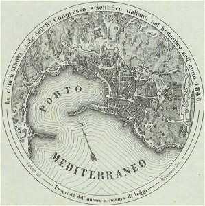 Porto di Genova, 1846 - Accademia delle Scienze di Torino - Ritratti 0008 B