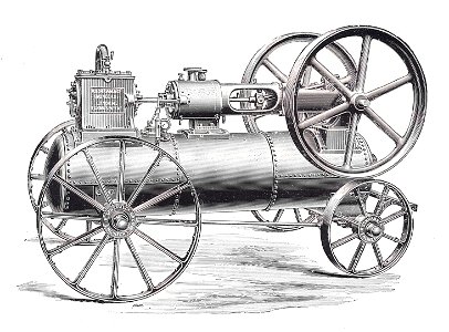 Portable steam air compressor (Rankin Kennedy, Modern Engines, Vol VI)