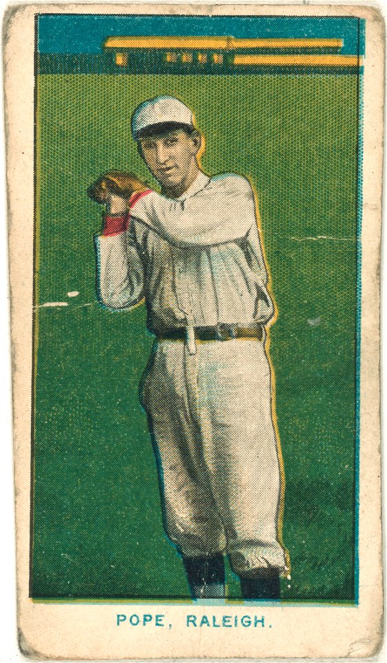 Pope, Raleigh Team, baseball card portrait LCCN2007683806