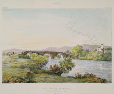 Pont sur le Sperchius - Rey Etienne - 1867