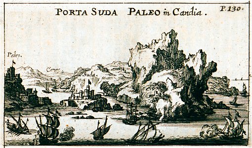 Porto Suda Paleo in Candia - Sandrart Jacob Von - 1686