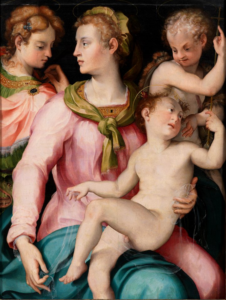 Portelli da Loro, Carlo, Virgin, Child, Infant John, and Saint Margaret, 1565-74