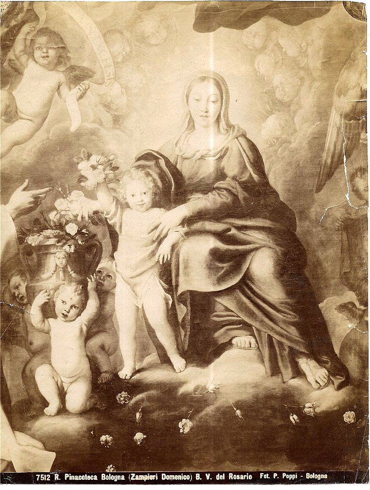 Poppi, Pietro (1833-1914) - n-7512-R-Pinacoteca-Bologna-B-V-del-Rosario-Domenico-Zampieri