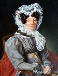 Portrait de Christine Wilhelmine Faber (1772-1858), épouse de Jean Guillaume Hillemacher
