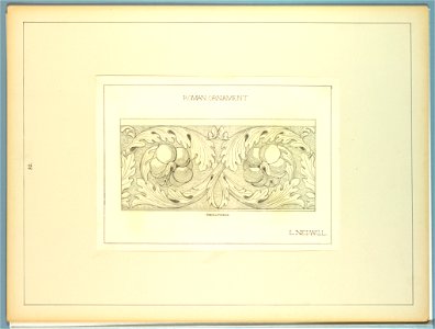 Portfolio, Historic Ornament, ca. 1900 (CH 18649657). Free illustration for personal and commercial use.