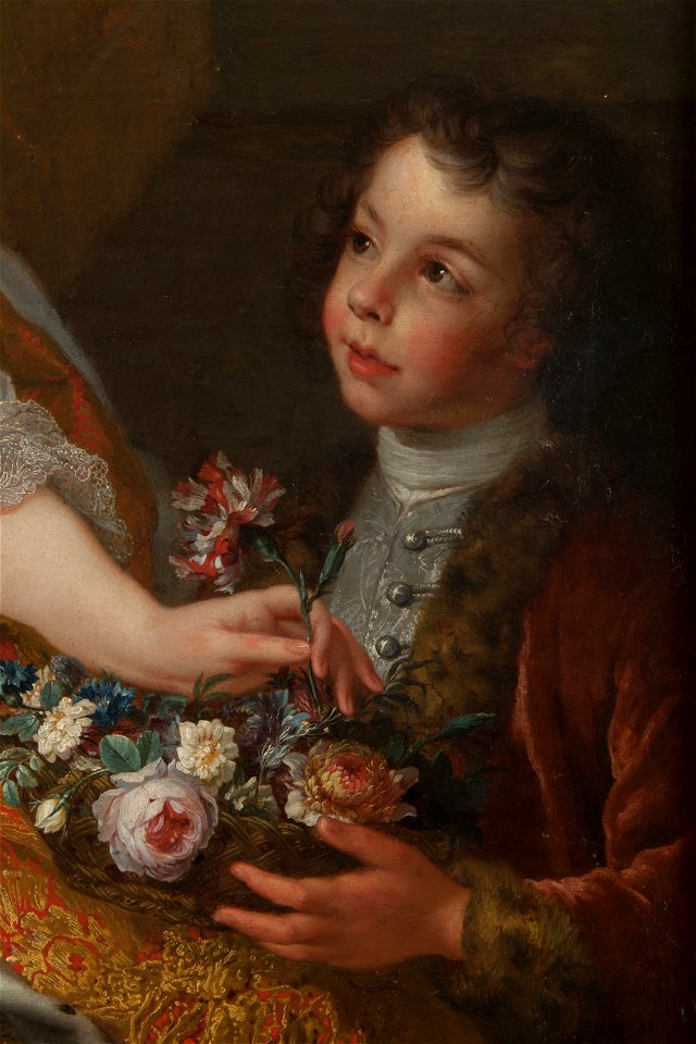 Portrait d'Augusta Marie Jeanne de Baden-Baden, duchesse d'Orléans, détail (jlpw16 0334)