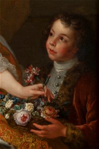 Portrait d'Augusta Marie Jeanne de Baden-Baden, duchesse d'Orléans, détail (jlpw16 0334)