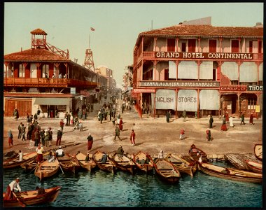 Port Said, le quai et la Rue du Commerce LCCN2017656968