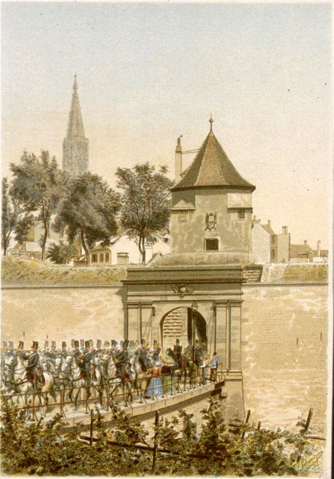 Porte d’Austerlitz vers 1860 (couleur)